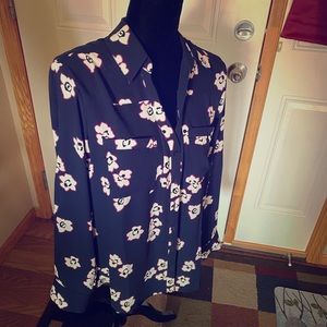 Express Women’s Floral Blouse